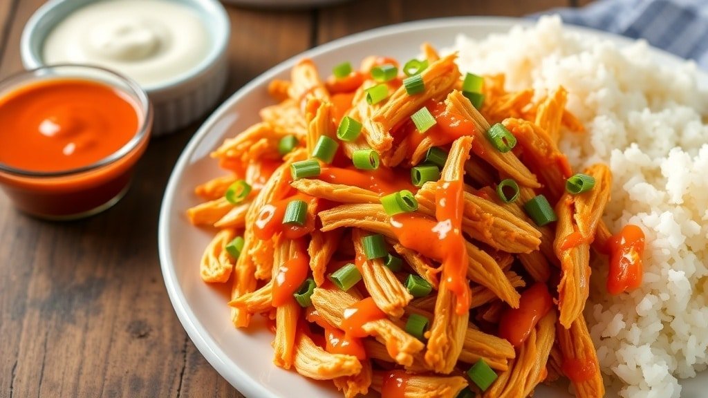 Slow Cooker Buffalo Ranch Chicken