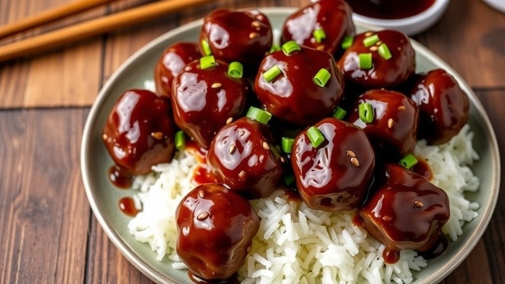 Slow Cooker Teriyaki Meatballs