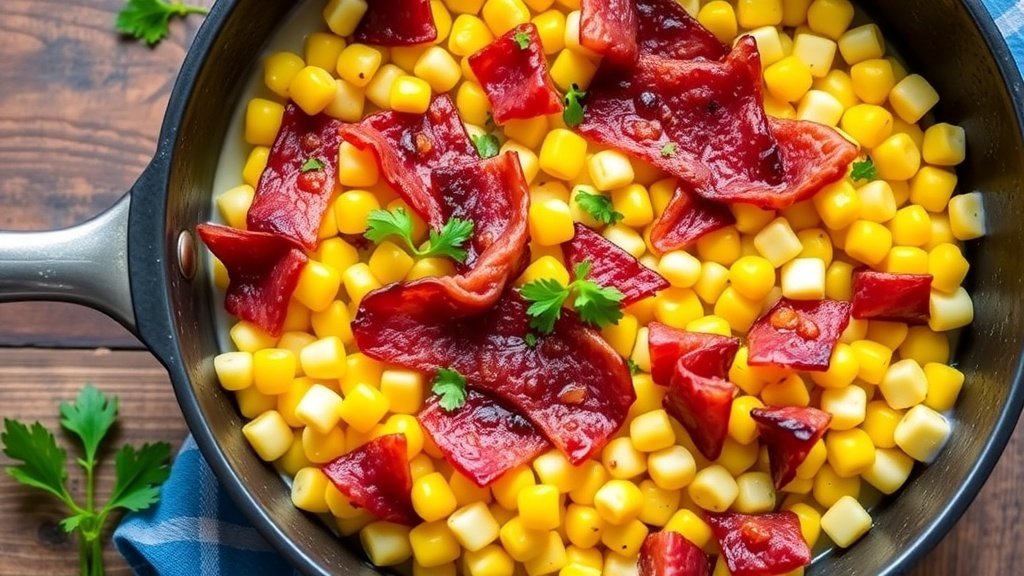 Sweet Corn and Bacon Skillet