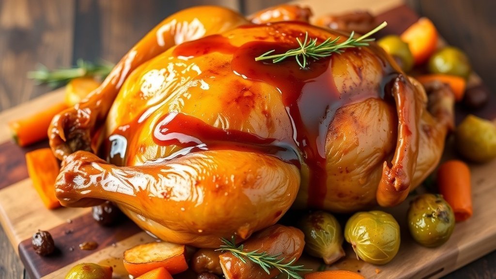 Maple Dijon Roast Chicken