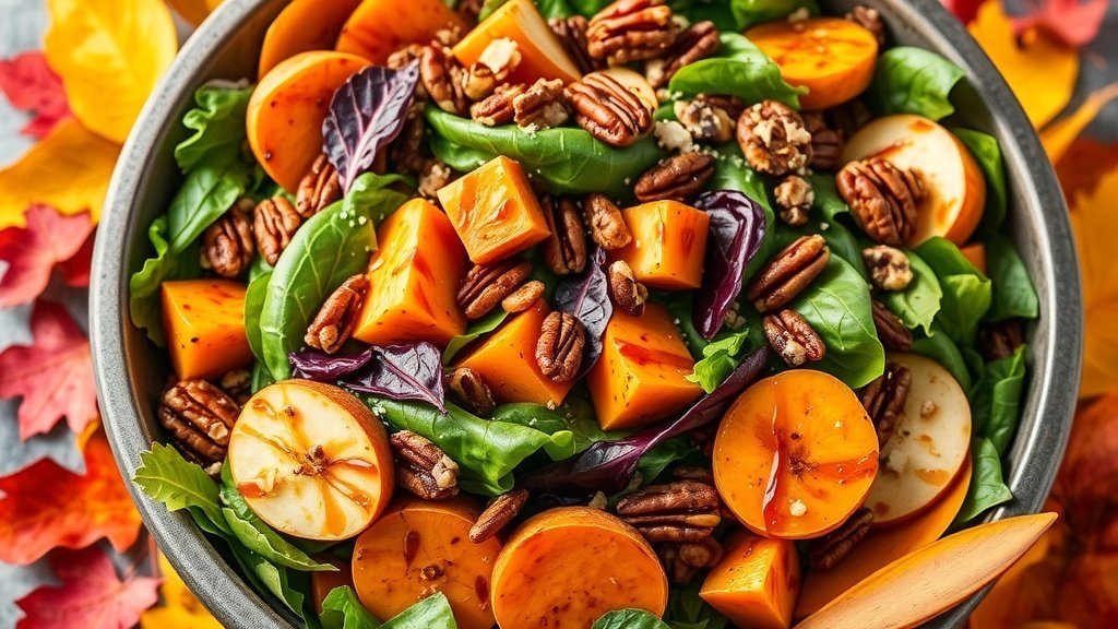 Roasted Apple and Sweet Potato Salad