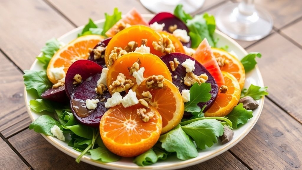 Beet and Citrus Salad with Honey Vinaigrette