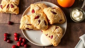 Cranberry Orange Scones