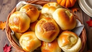 Cinnamon Butter Dinner Rolls