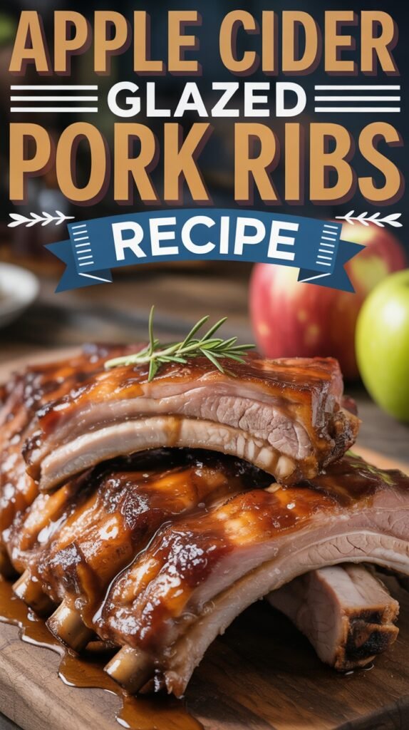 Apple Cider Glazed Pork Ribs Recipe - Food Blasts