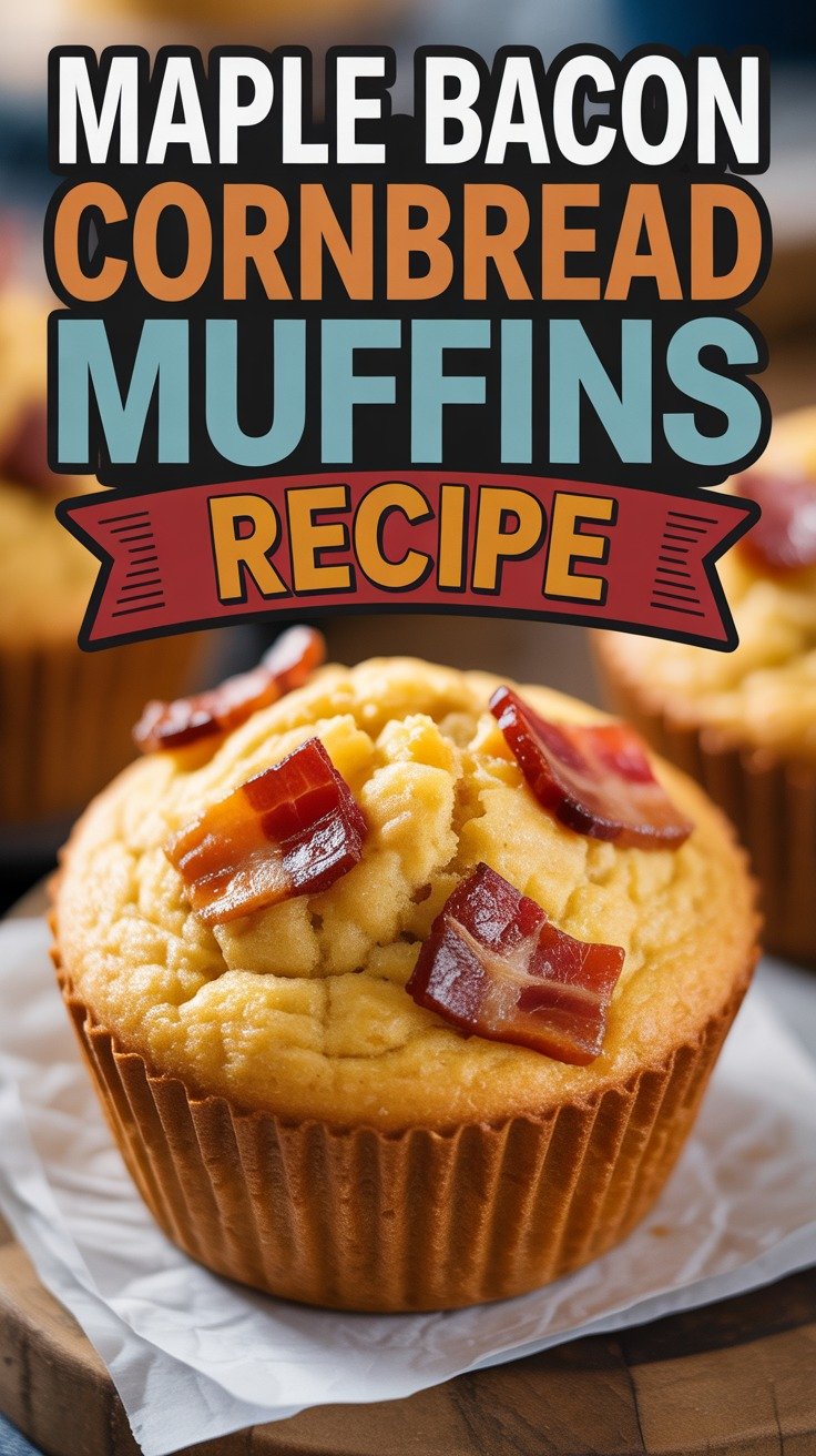 Maple Bacon Cornbread Muffins