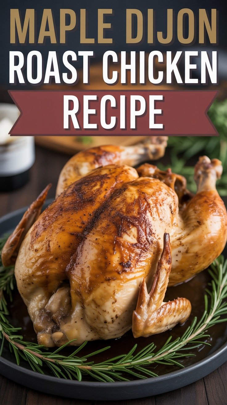 Maple Dijon Roast Chicken