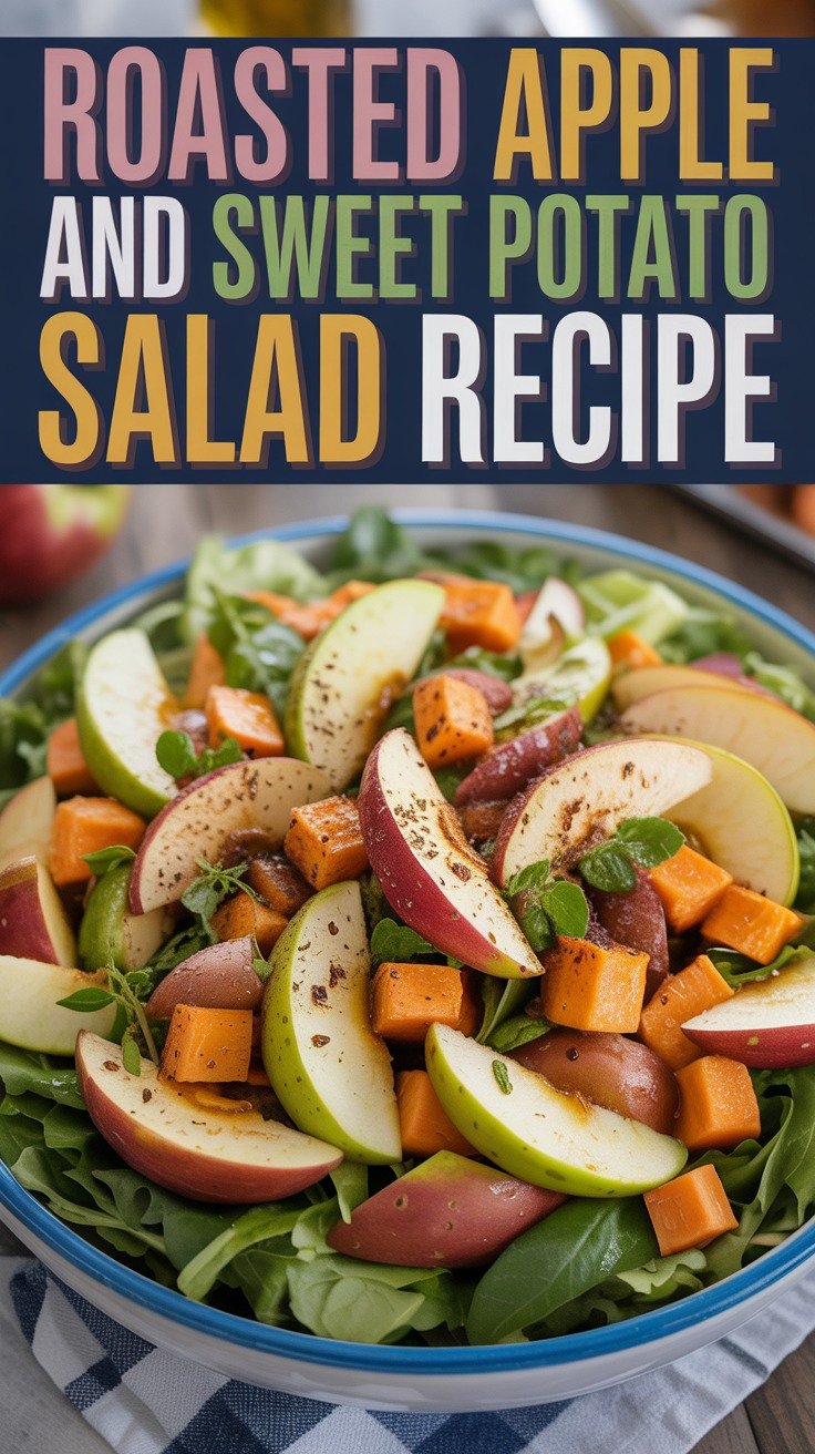 Roasted Apple and Sweet Potato Salad