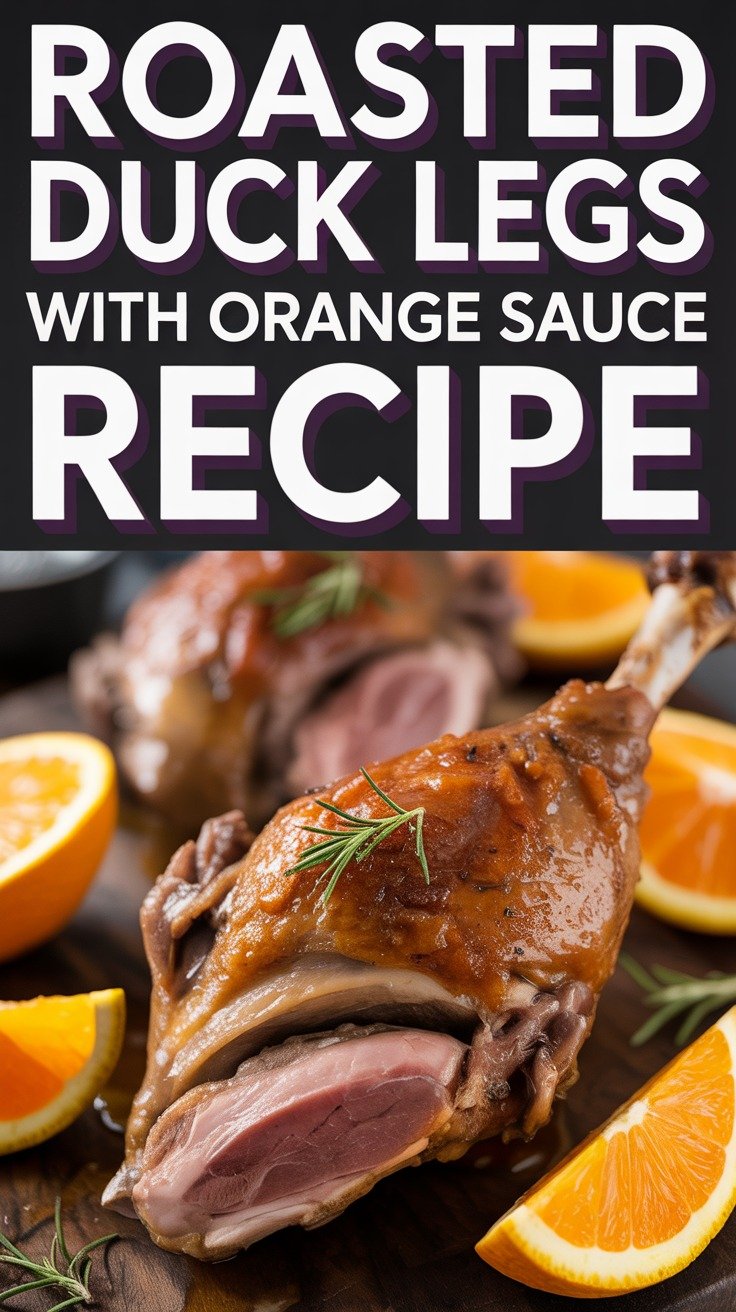 Roasted Duck Legs with Orange Sauce