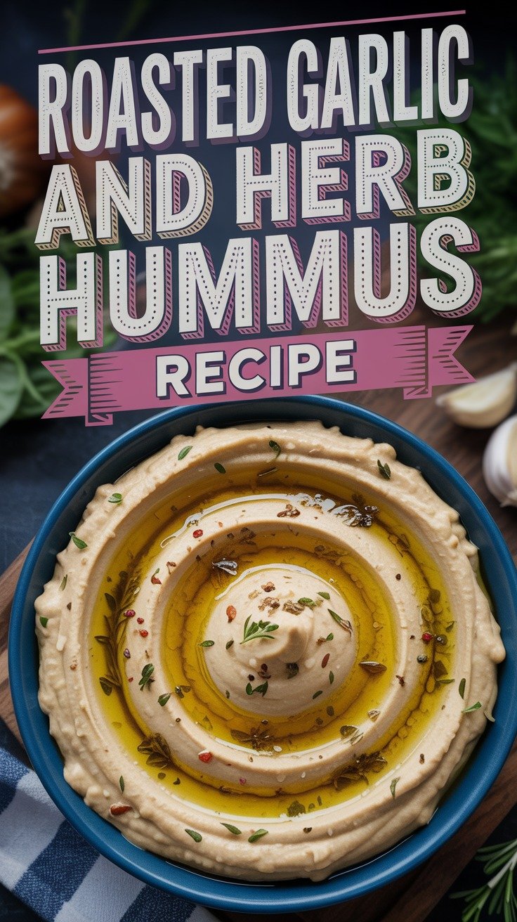 Roasted Garlic and Herb Hummus