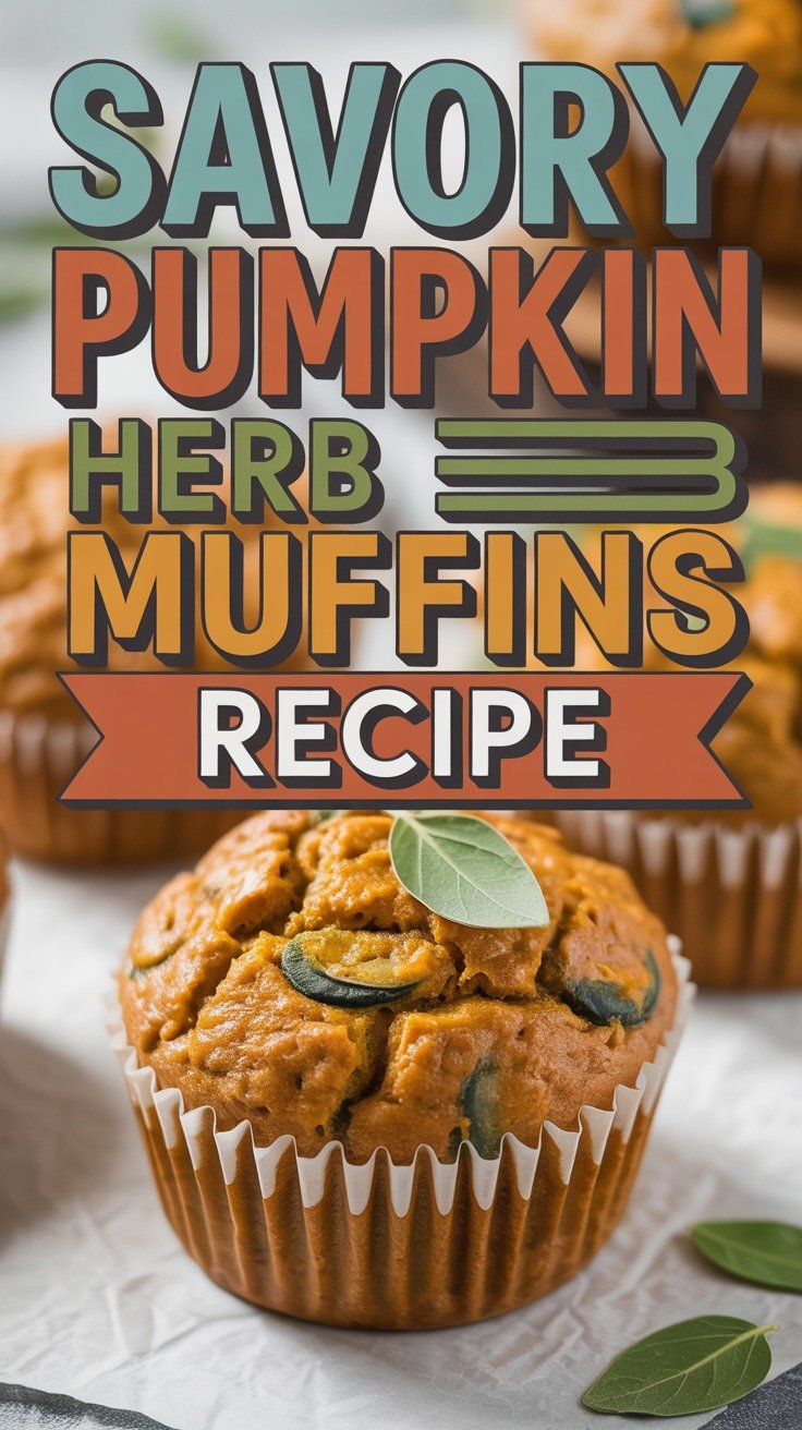Savory Pumpkin Herb Muffins