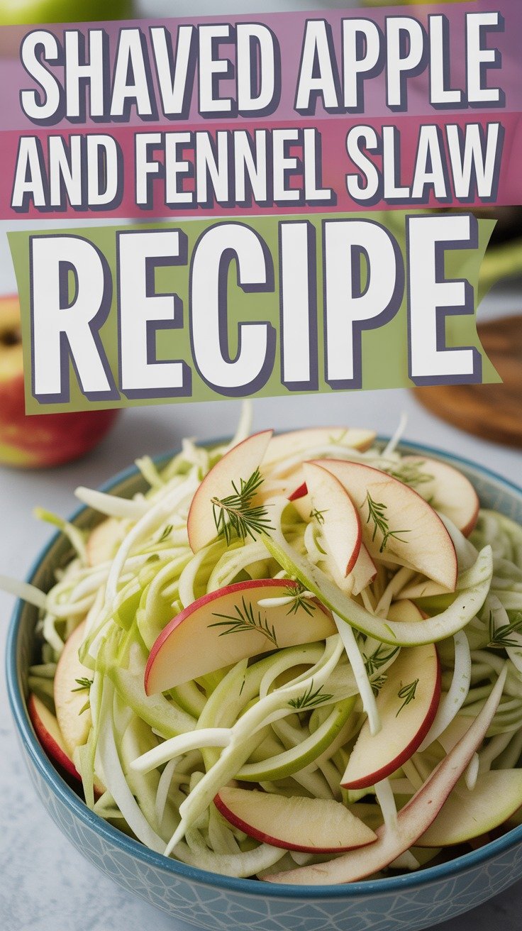 Shaved Apple and Fennel Slaw