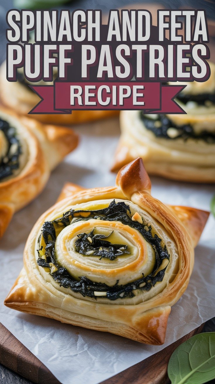 Spinach and Feta Puff Pastries