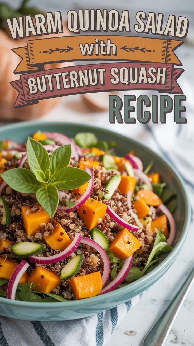 Warm Quinoa Salad with Butternut Squash