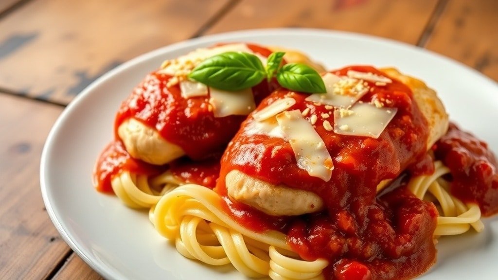 Crockpot Parmesan Tomato Chicken