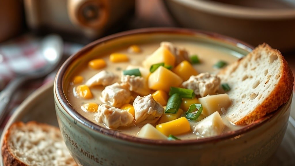 Crockpot Chicken Corn Chowder
