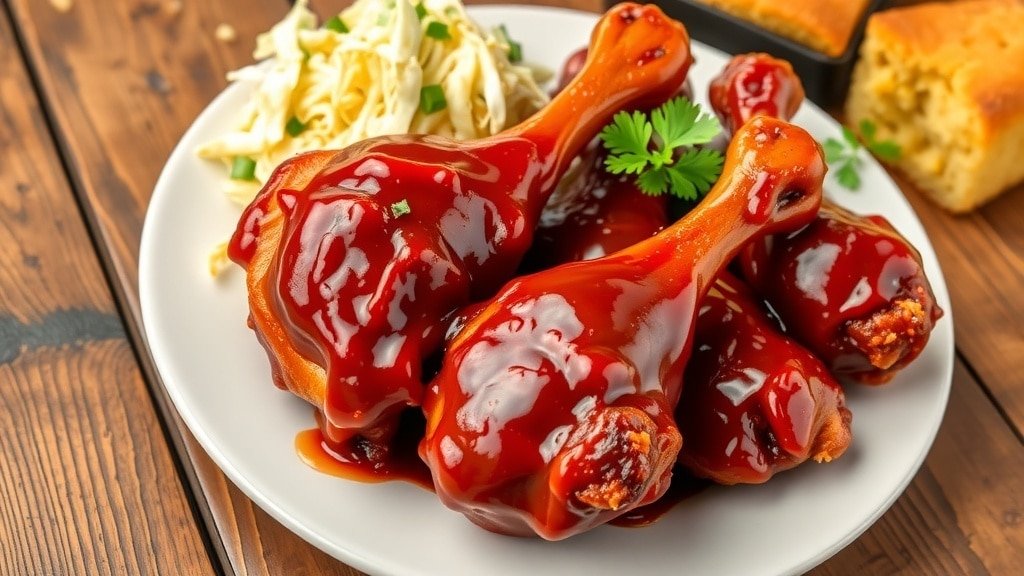 Slow Cooker BBQ Chicken Drumsticks