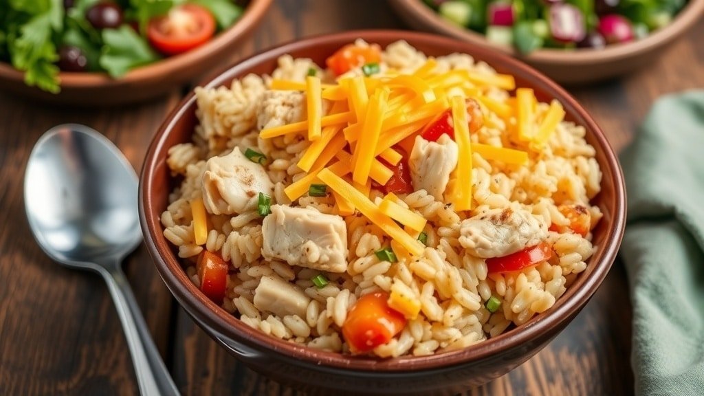 Crockpot Chicken and Rice Casserole