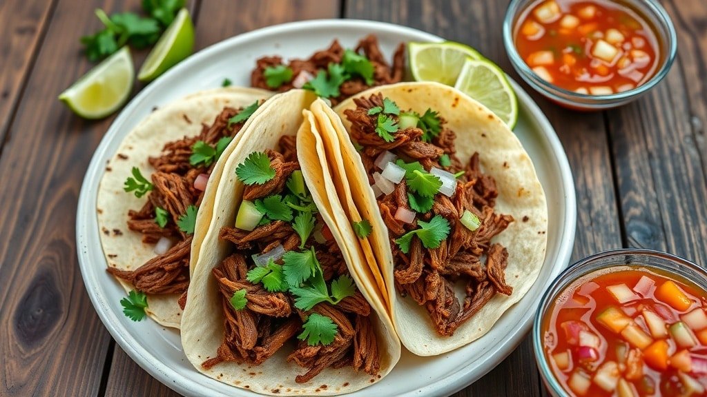Crockpot Chipotle Beef Tacos