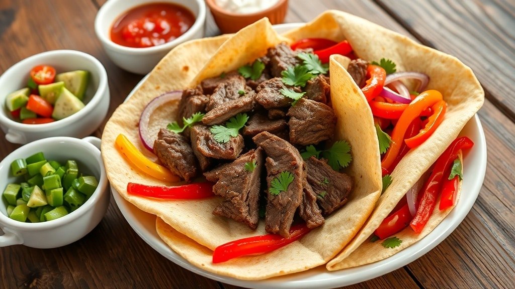 Slow Cooker Steak Fajitas