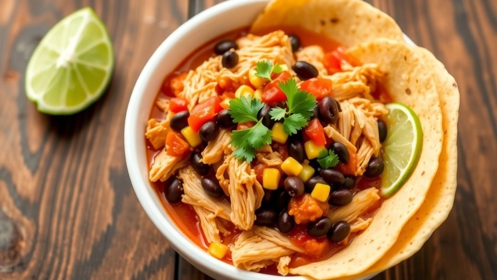 Crockpot Chicken Picante