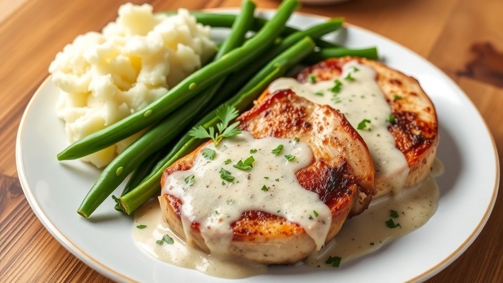 Slow Cooker Creamy Ranch Pork Chops