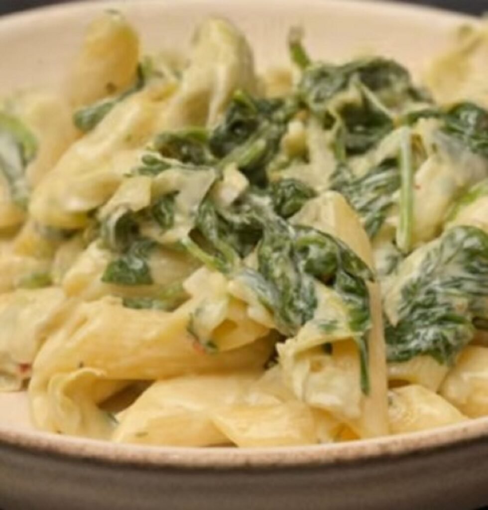 Crockpot Spinach Artichoke Pasta Recipe