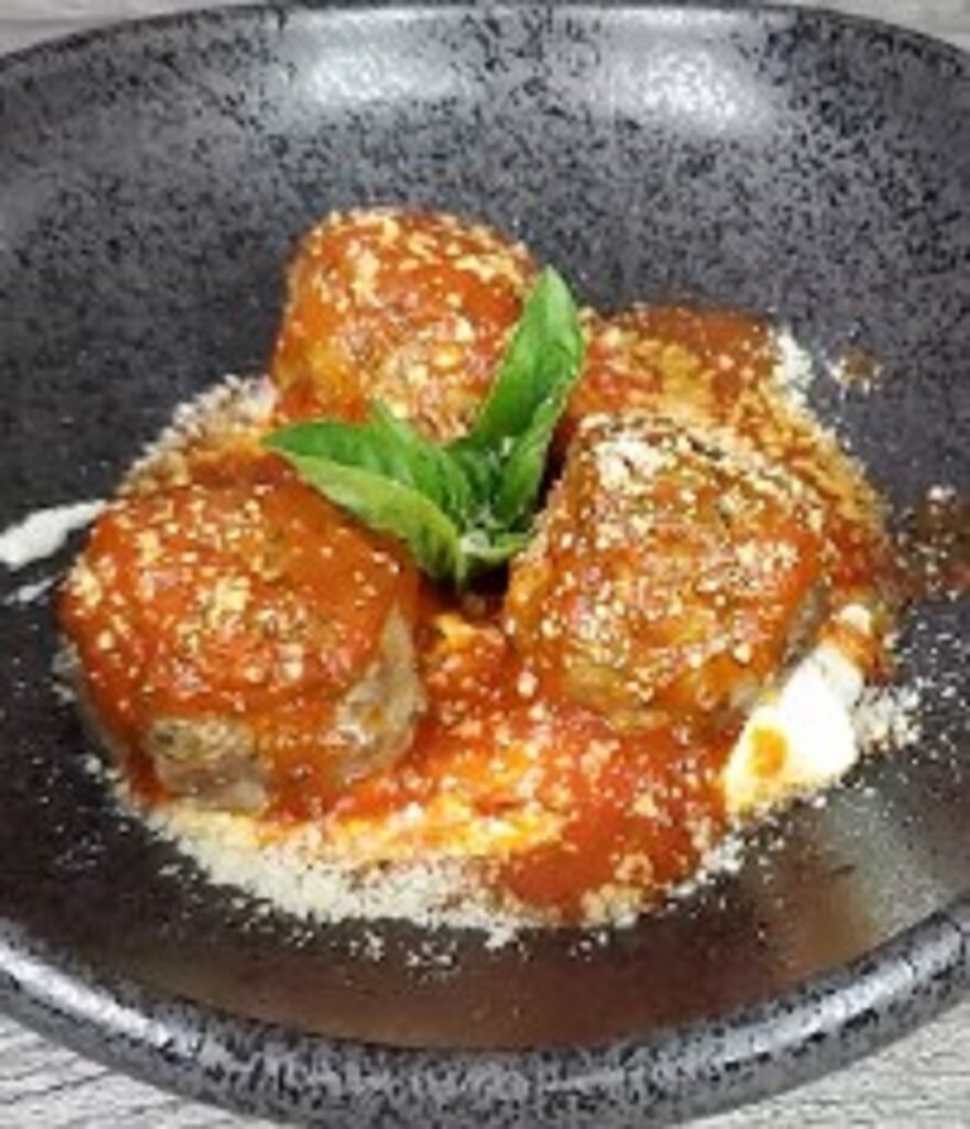 Slow Cooker Ricotta Meatball Bake Recipe