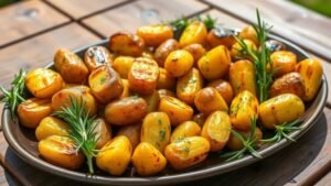 Grilled Herb Baby Potatoes