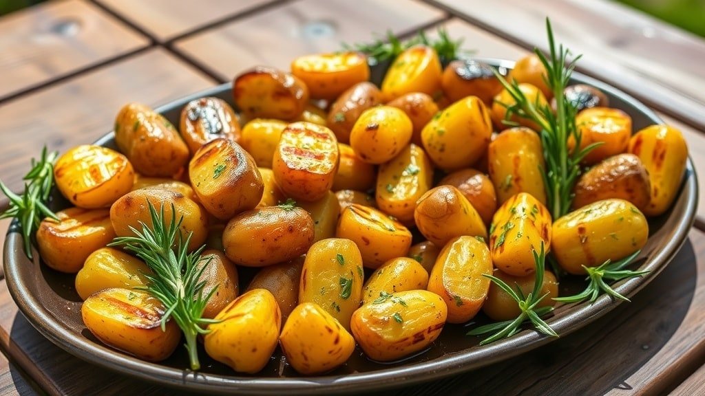 Grilled Herb Baby Potatoes