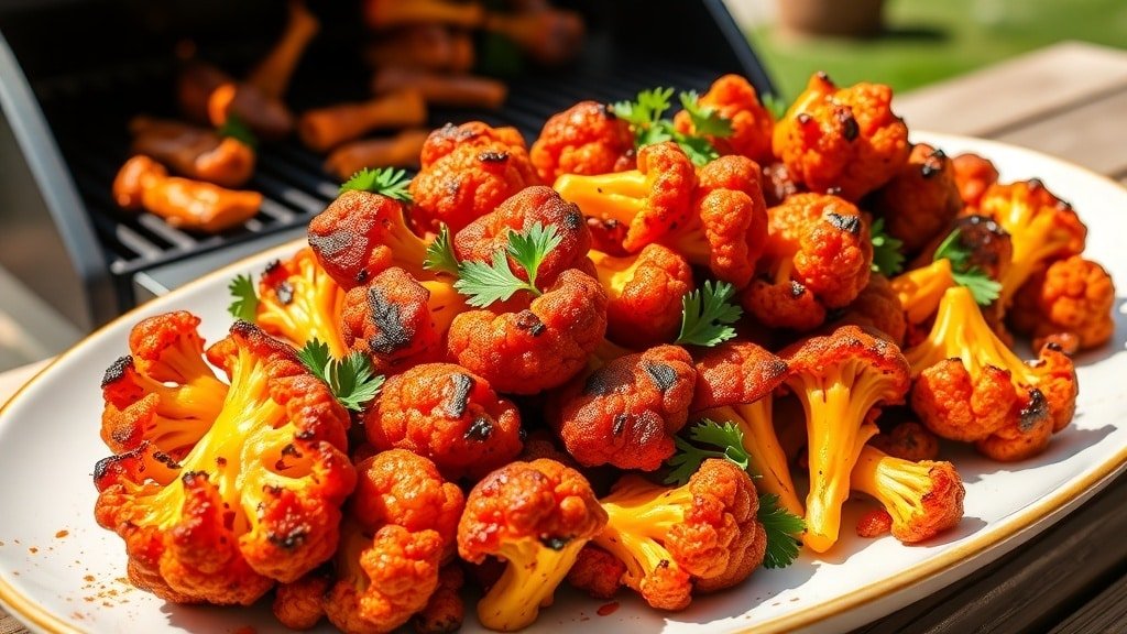 Grilled Smoky Paprika Cauliflower