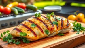 Grilled Garlic Herb Chicken Breast