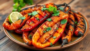 Grilled Smoky Chipotle Peppers