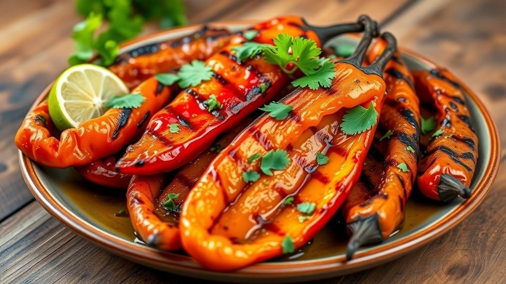 Grilled Smoky Chipotle Peppers