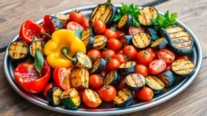 Grilled Mediterranean Vegetable Platter