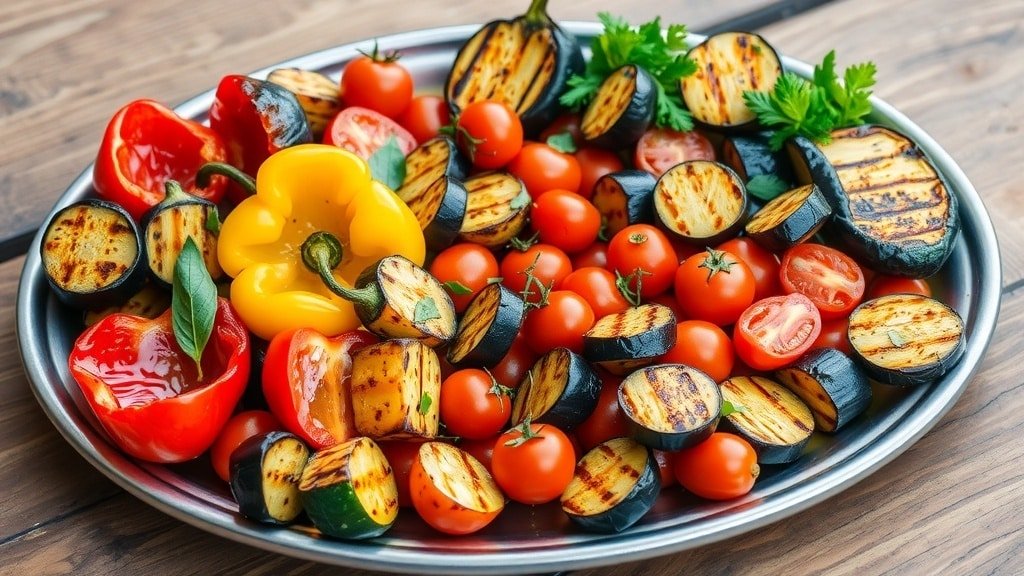 Grilled Mediterranean Vegetable Platter