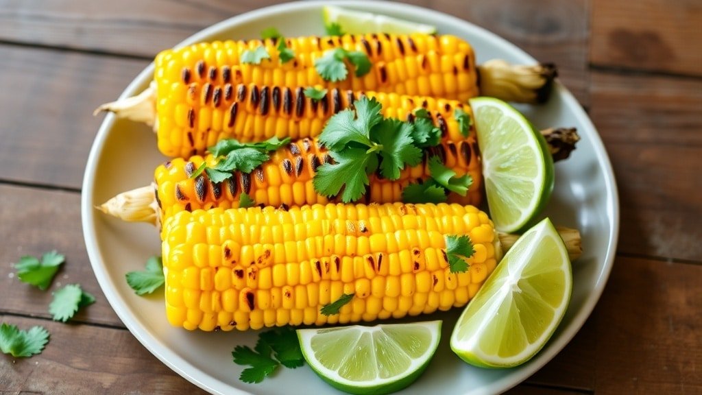 Grilled Chili Lime Corn