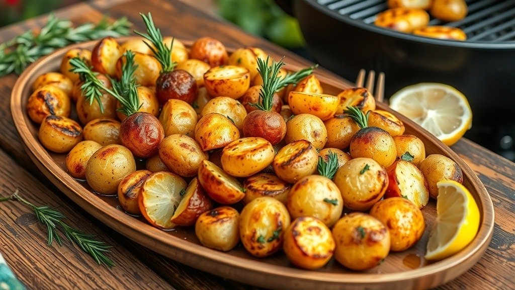 Grilled Rosemary Baby Potatoes