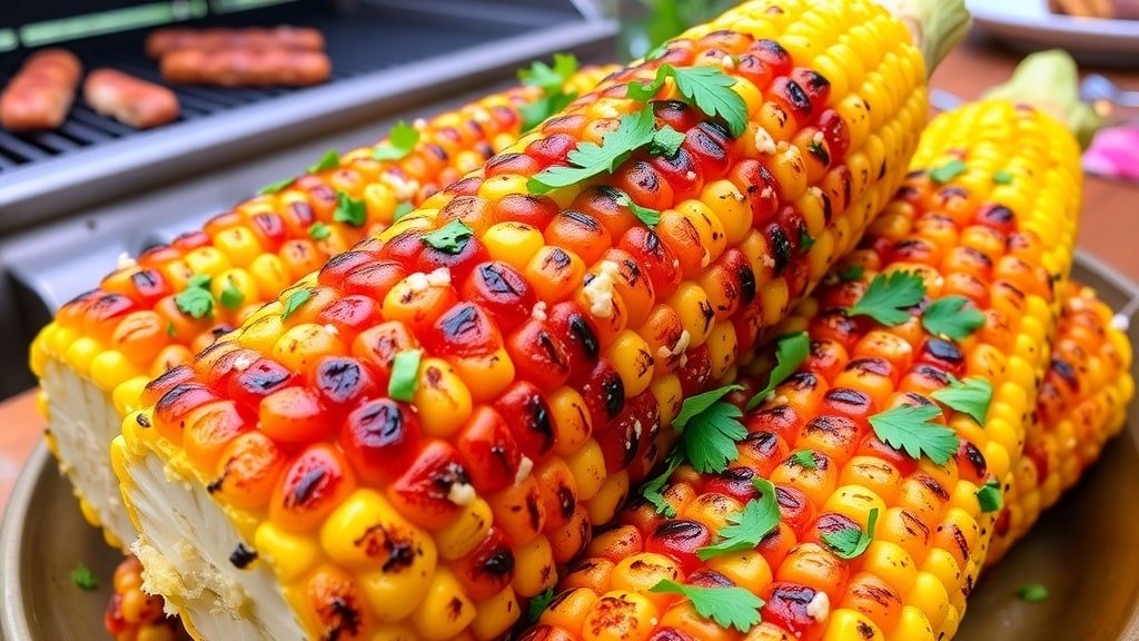 Grilled Spicy Cajun Corn