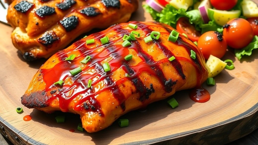 Grilled Honey Sriracha Chicken