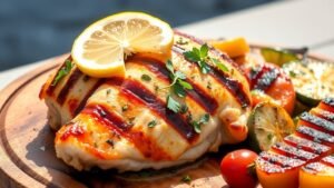 Grilled Lemon Oregano Chicken