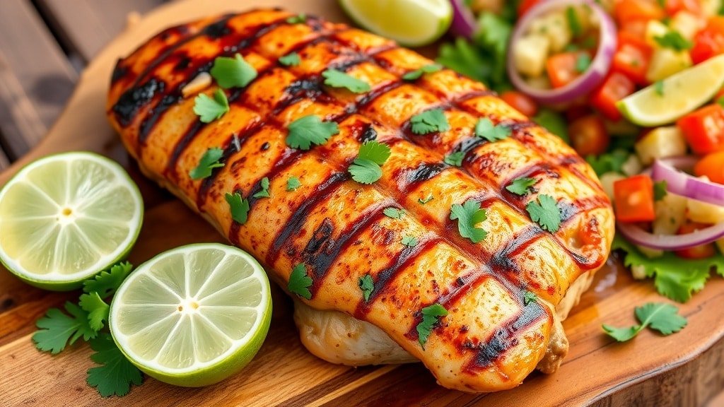 Grilled Garlic Lime Chicken