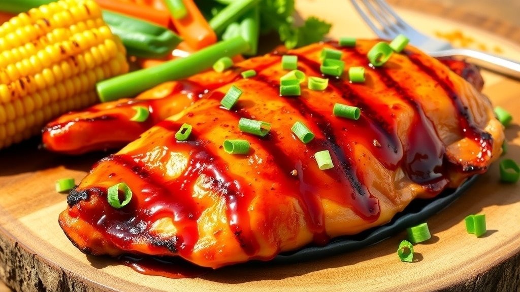 Grilled Spicy Honey Chicken