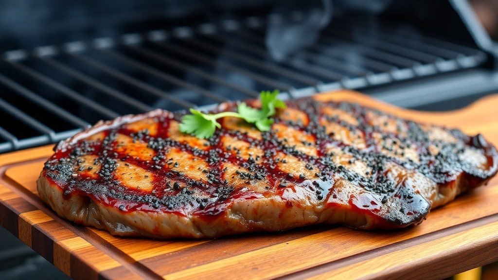 Grilled Peppercorn Steak