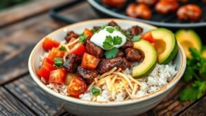Grilled Steak Burrito Bowls