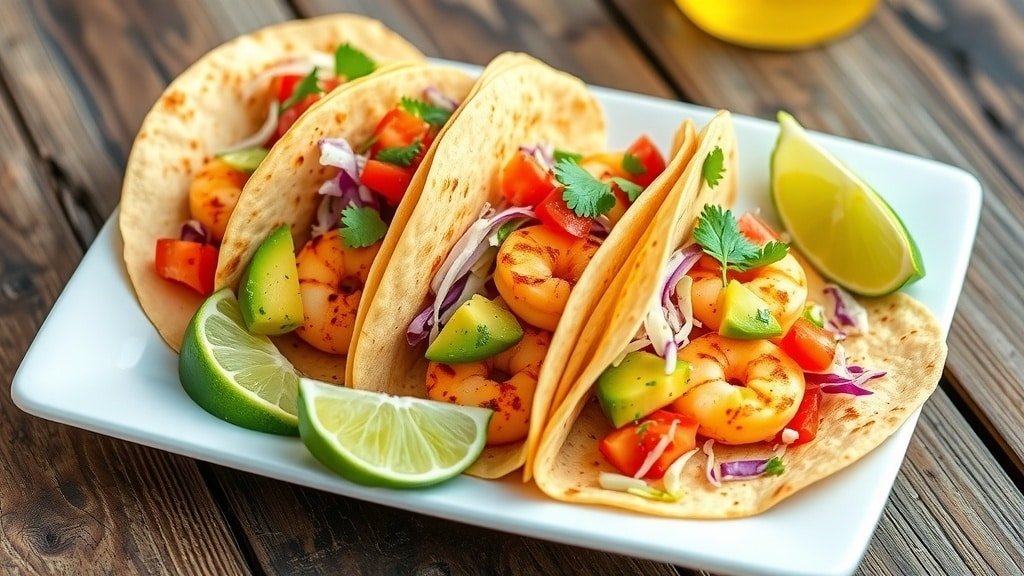Grilled Cajun Shrimp Tacos