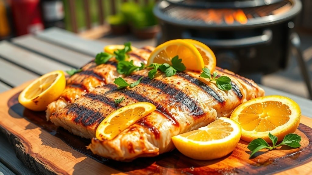 Grilled Citrus Marinated Fish