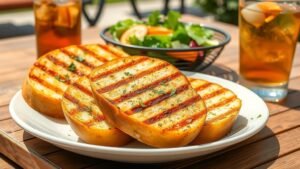 Grilled Garlic Herb Bread