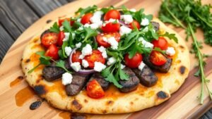 Grilled Steak Flatbread