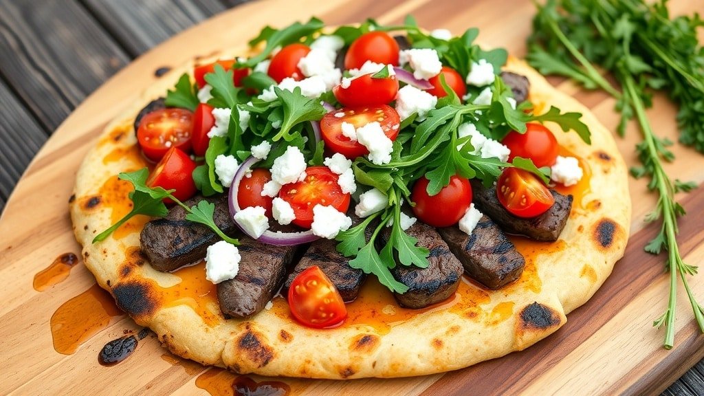 Grilled Steak Flatbread